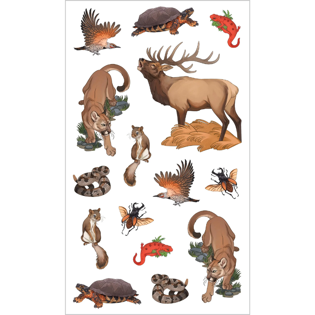 Tatuajes: Animales salvajes del bosque