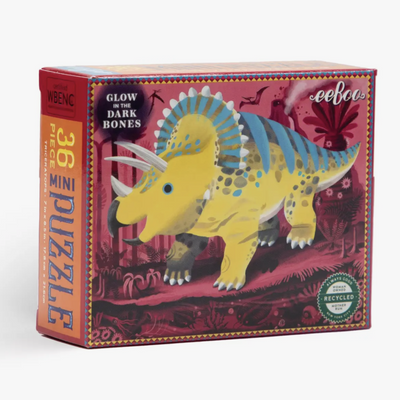 Mini Puzzle 36 piezas Triceratops