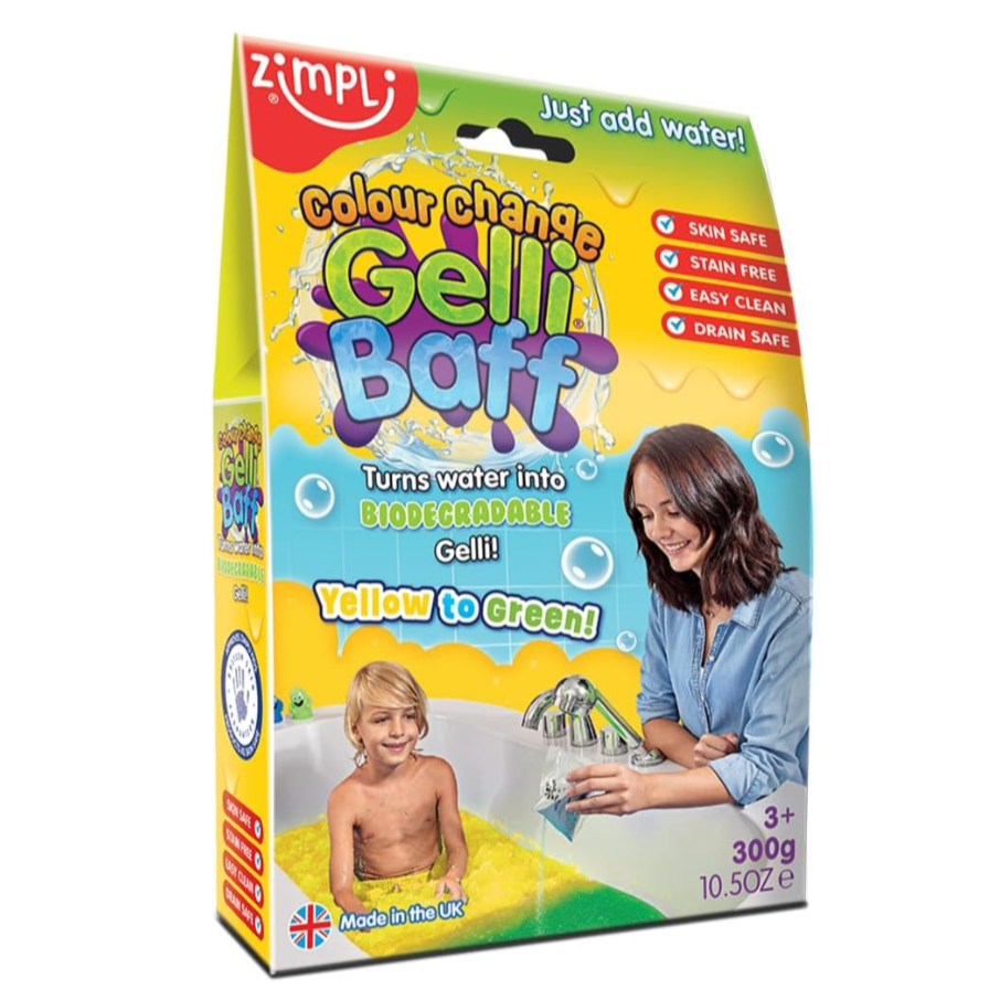 Gelli Baff Cambia de Color 300 grs. Amarillo a Verde