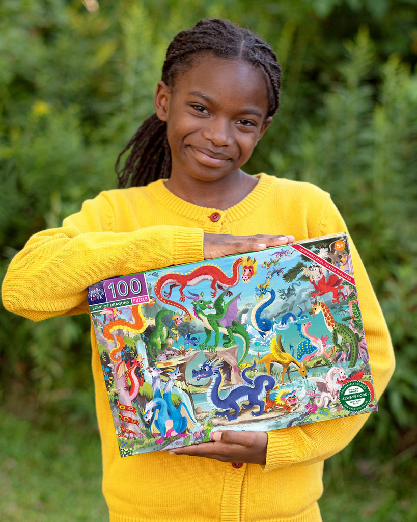 Puzzle 100 piezas Dragones