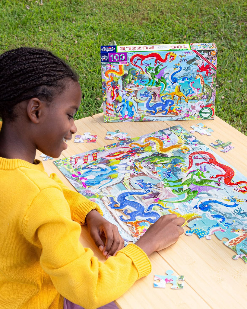 Puzzle 100 piezas Dragones