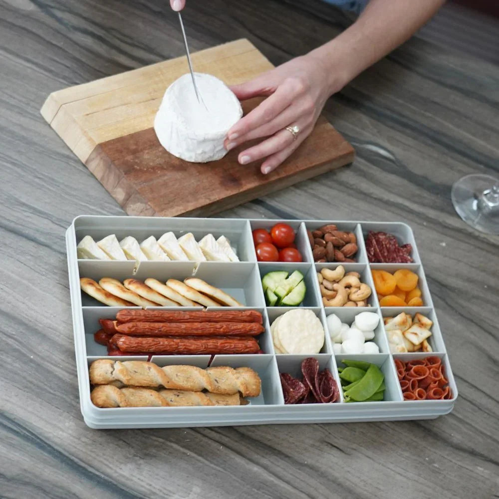 Caja contenedora XL para snacks rosada