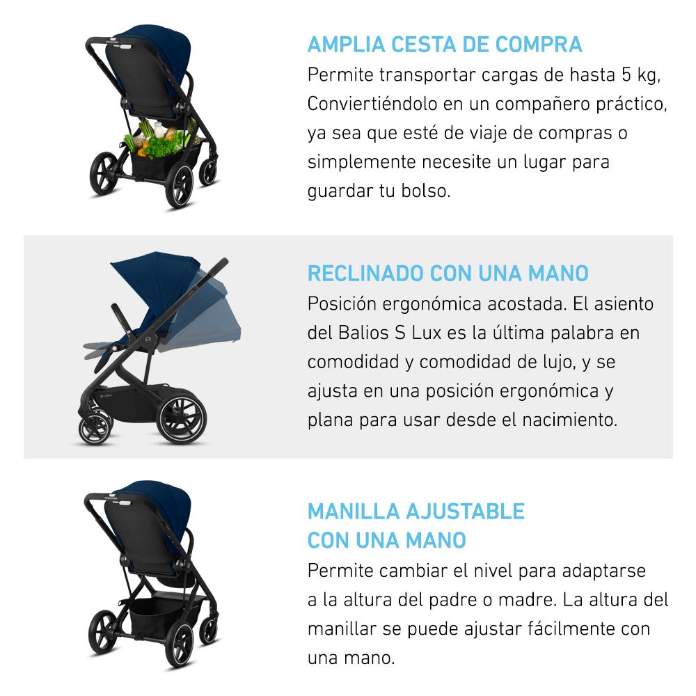 Travel System Balios S Lux SLV + Aton S2 + Base Cybex