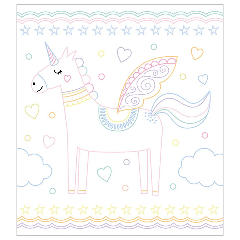 Libro para colorear I Love Unicorns