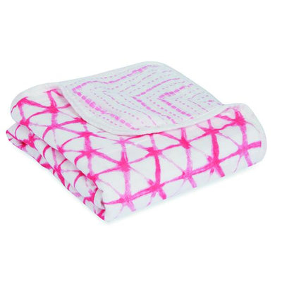 Manta de bamboo para coche Berry Shibori