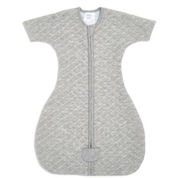 Saco de Dormir con Mangas Snug Fit Gris puntada menta