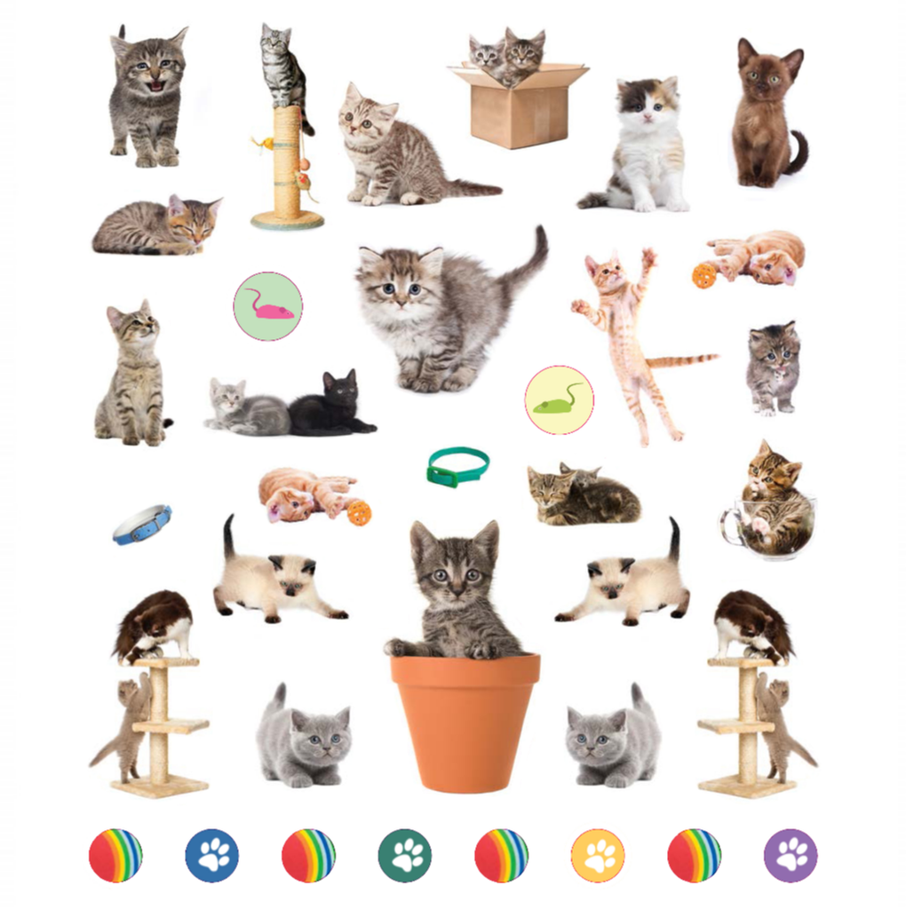 Libro Eyelike Stickers: Gatitos