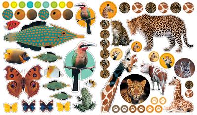 Libro Eyelike Stickers: Animales