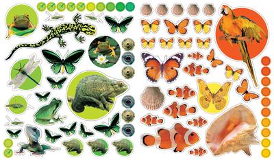 Libro Eyelike Stickers: Animales