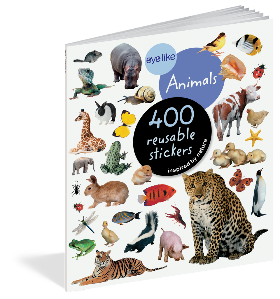 Libro Eyelike Stickers: Animales