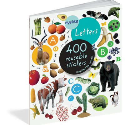 Libro Eyelike Stickers: Letras