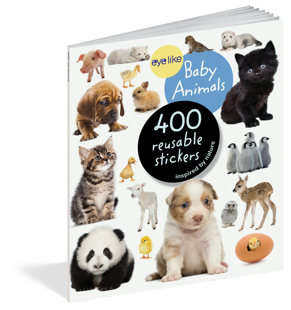 Libro Eyelike Stickers: Animales Bebés