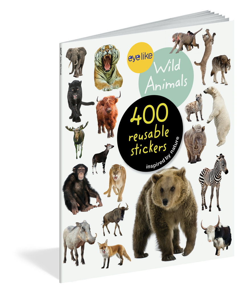 Libro Eyelike Stickers: Animales Salvajes