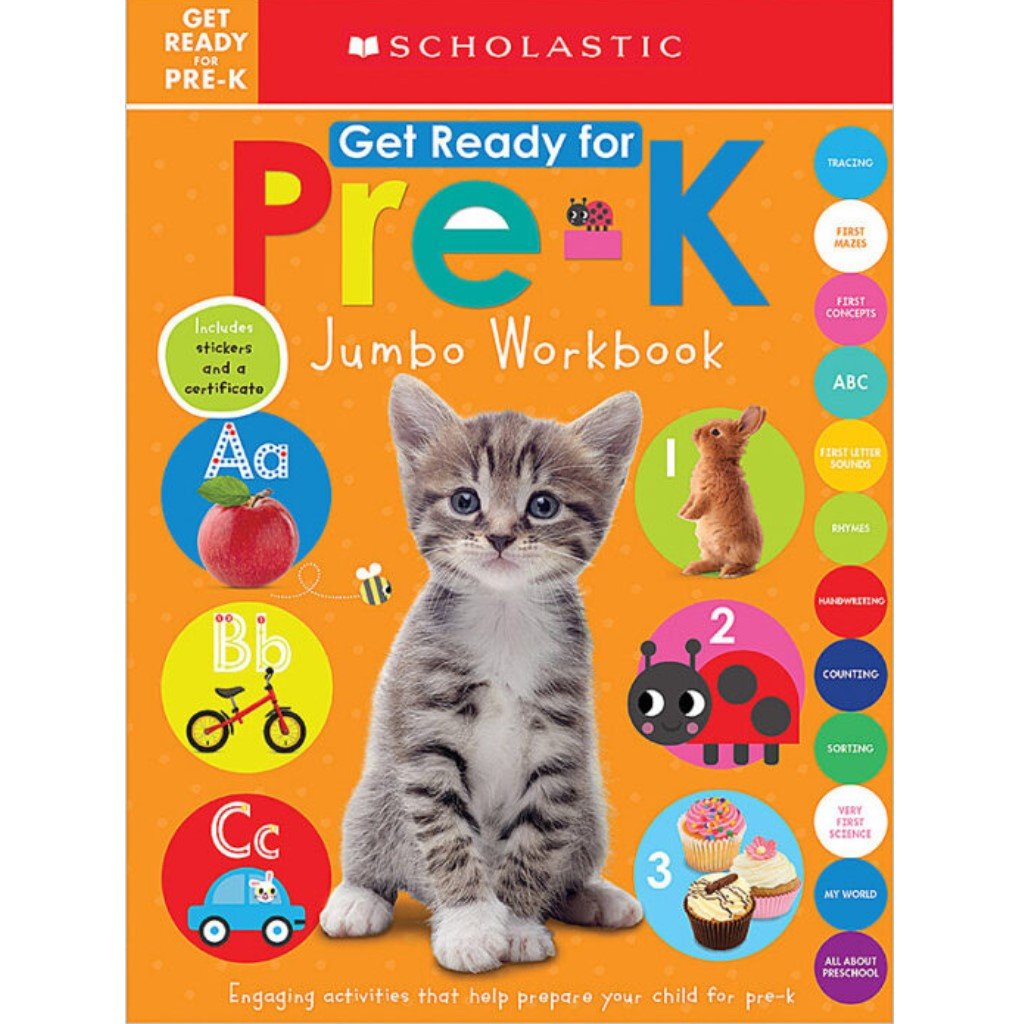 Libro de actividades Jumbo: Prep Pre-K