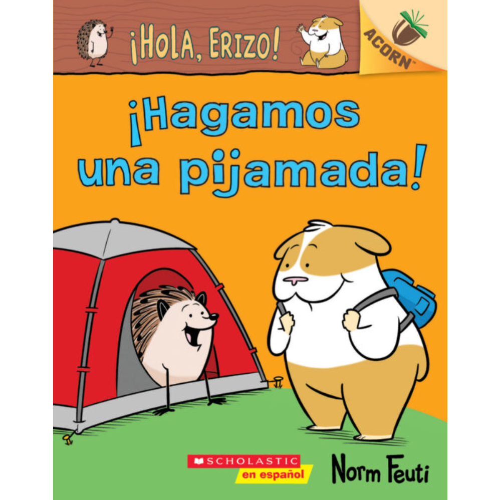 Libro ¡Hola, Erizo! ¡Hagamos una pijamada!