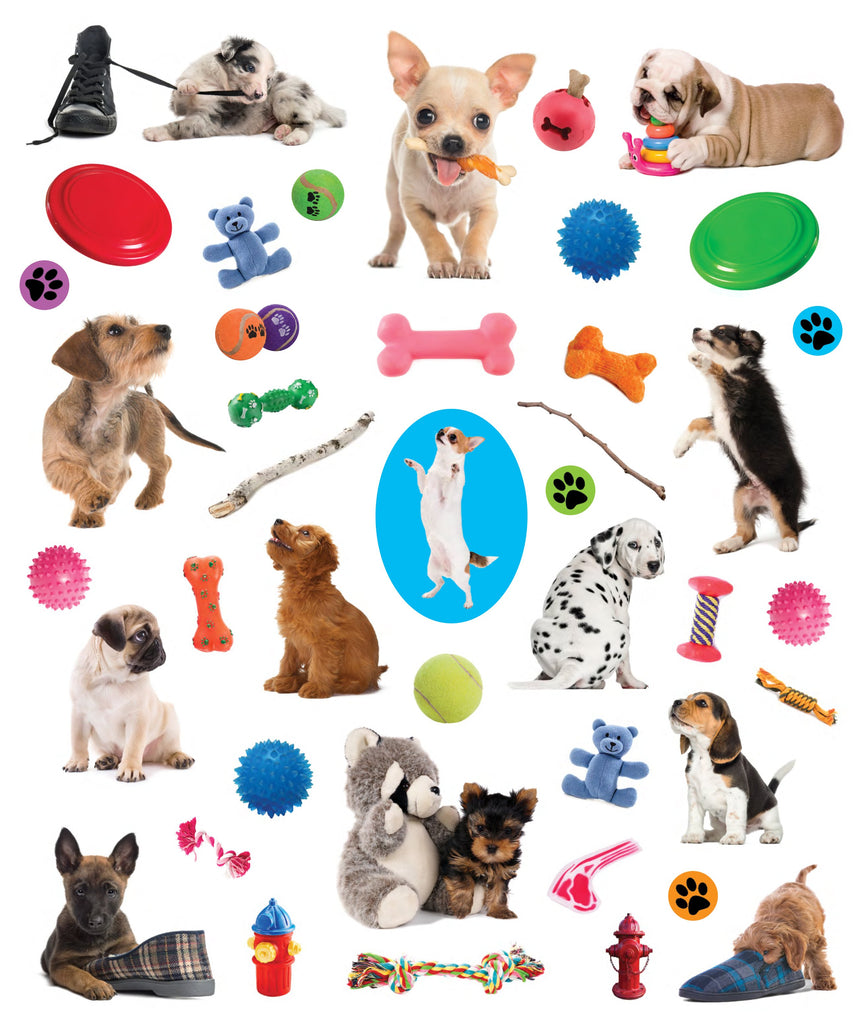 Libro Eyelike Stickers: Cachorros