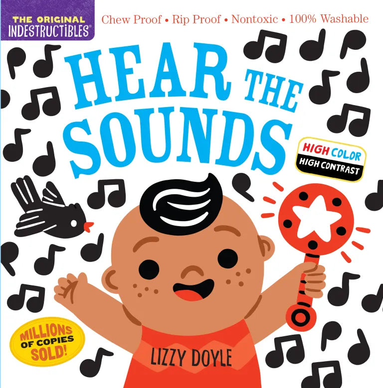 Libro Indesctructible: Hear the Sounds (Alto contraste de colores)