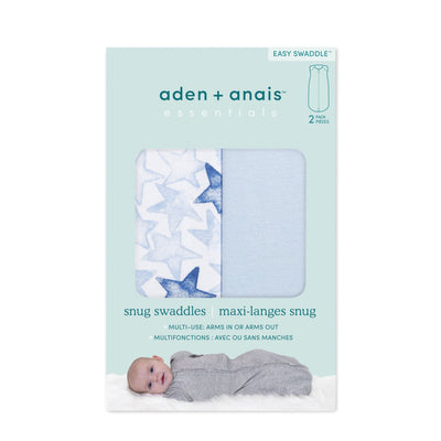 Sacos Recién Nacidos para Swaddling Estrellas Celeste
