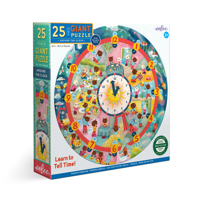 Puzzle Gigante 25 piezas - La vuelta del reloj