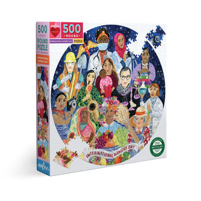 Puzzle redondo 500 piezas Día Internacional de la Mujer