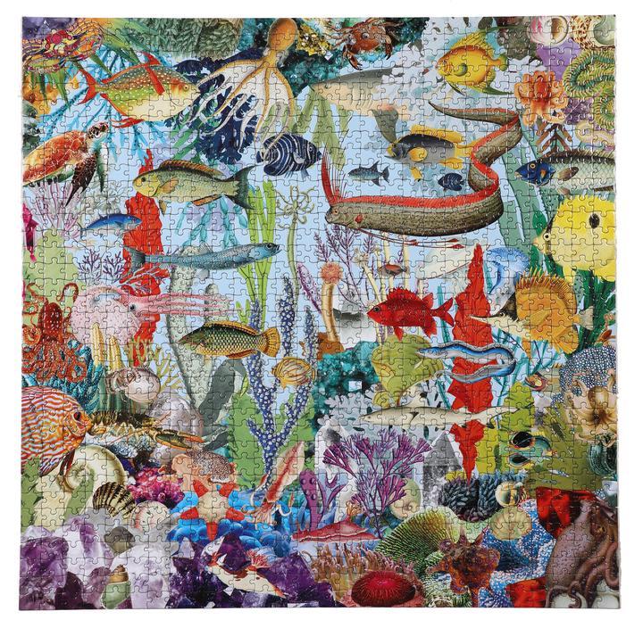 Puzzle 1000 piezas: Gemas y Peces