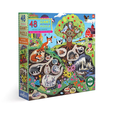 Puzzle Gigante 48 piezas En el campo