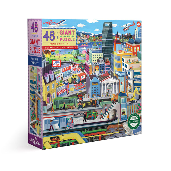 Puzzle Gigante 48 piezas En la ciudad