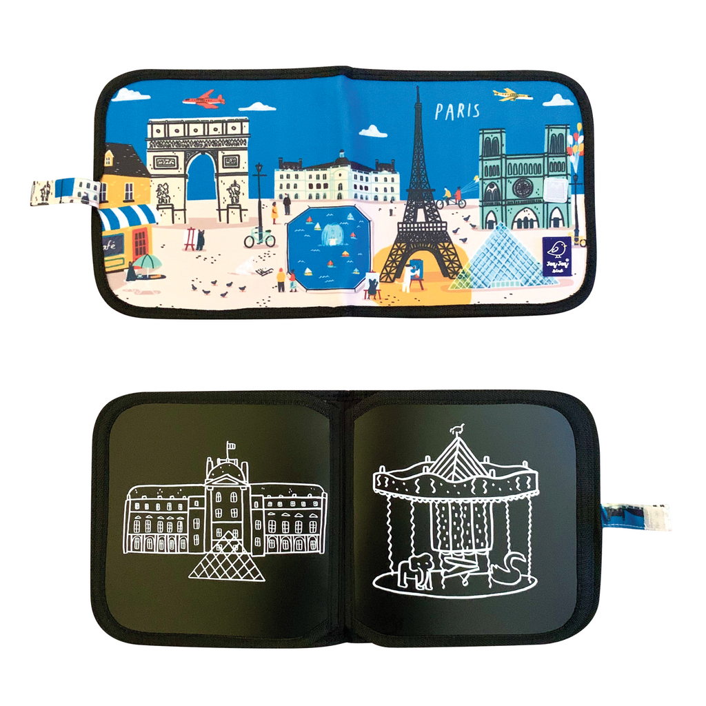 Cuaderno de Pizarra para pintar Paris