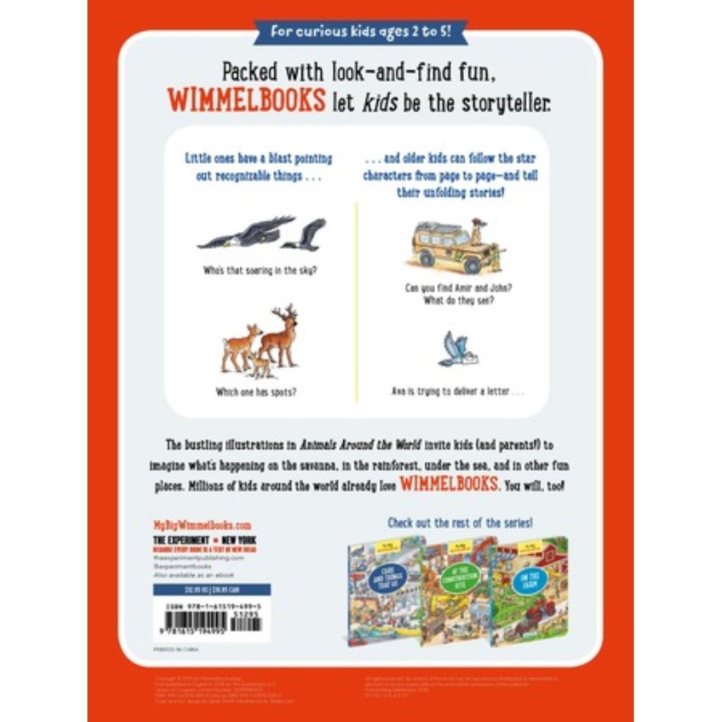 Libro My Big Wimmelbook: Animales alrededor del mundo