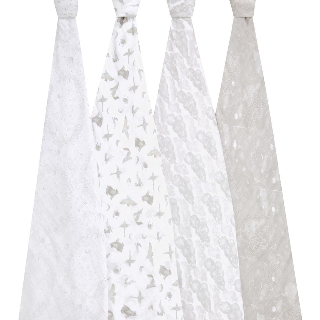 Swaddle de Algodón Orgánico 4 pack - Map the stars