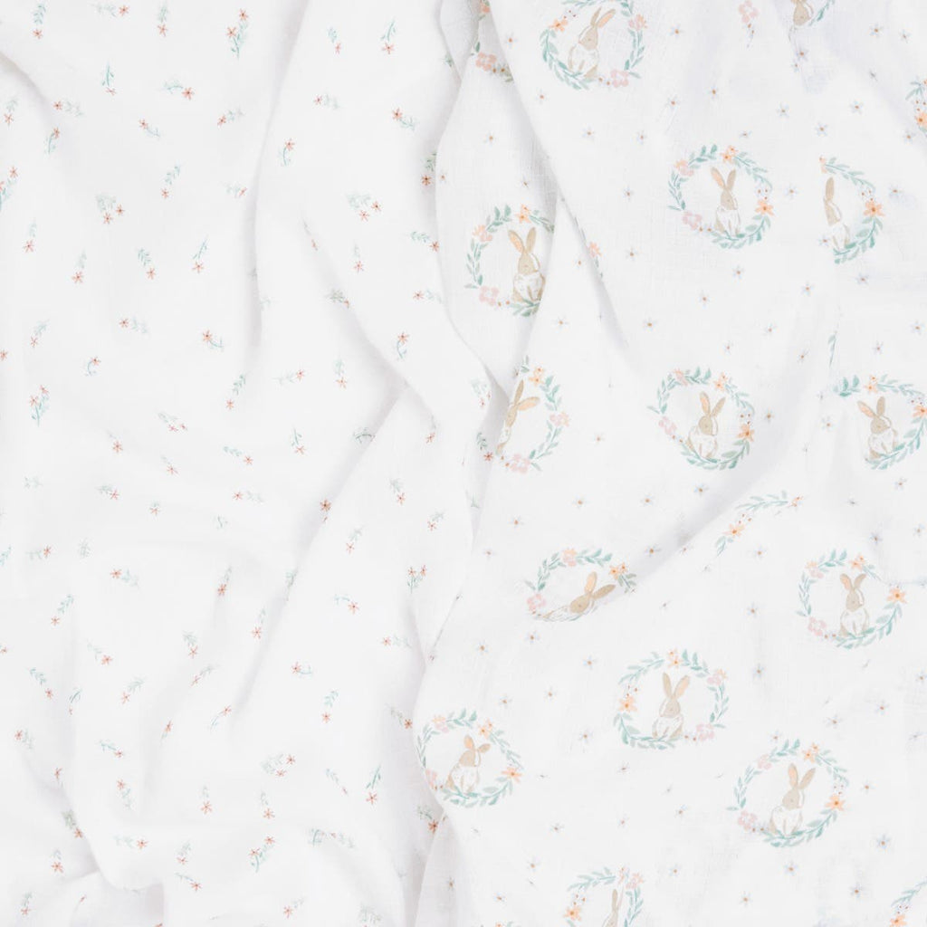 Swaddle 2 pack - Blushing Bunnies