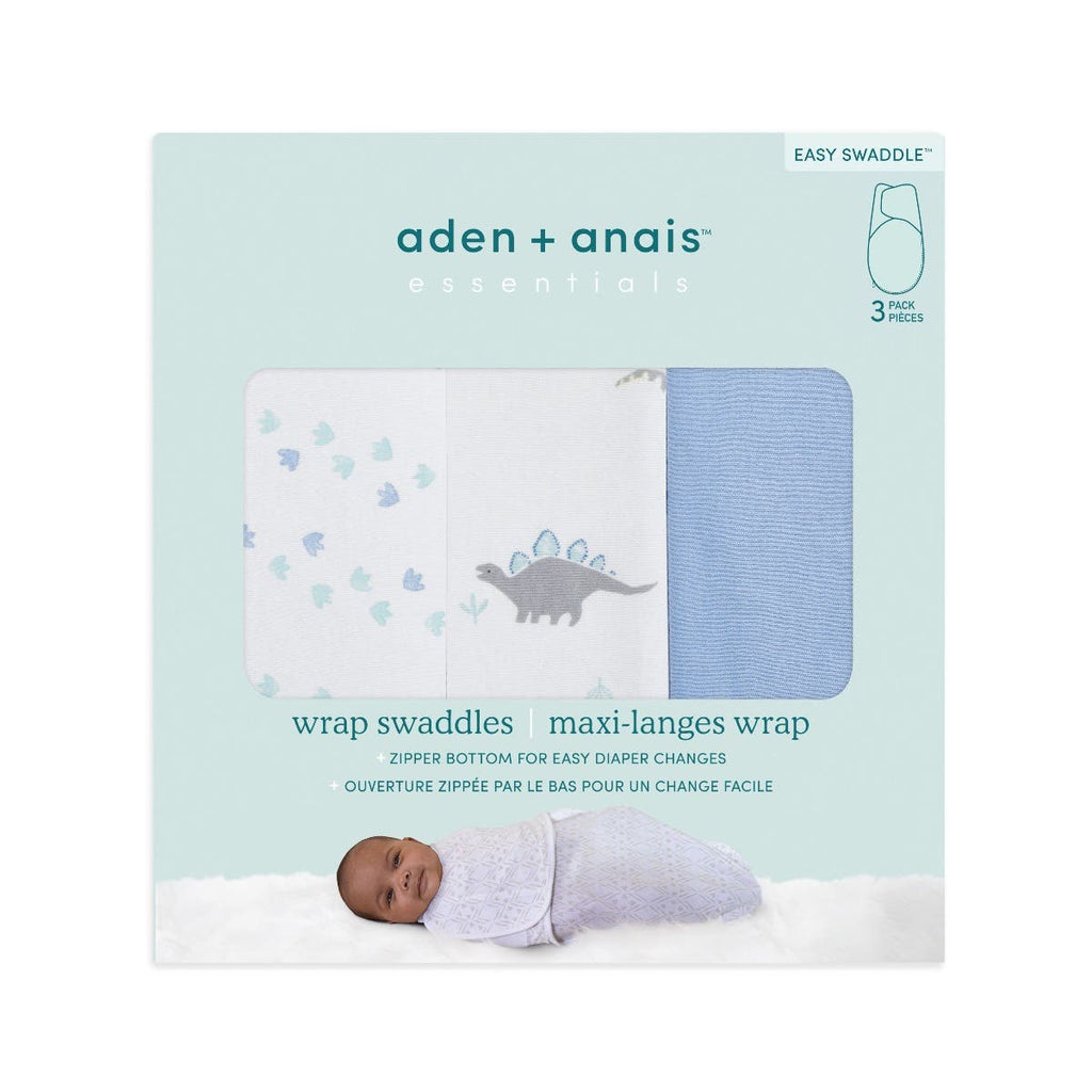 Sacos 3 pack para Swaddling - Dino-rama