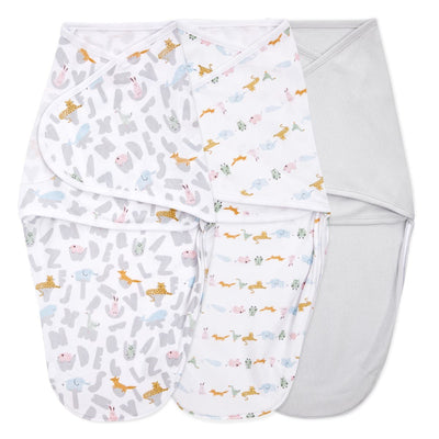 Sacos 3 pack para Swaddling 0-3 Meses - Alphabet Animals
