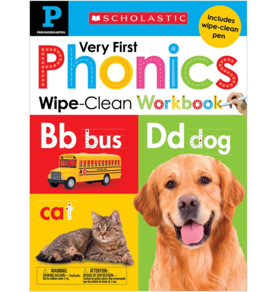 Libro de actividades escribe y borra: My Very First Phonics