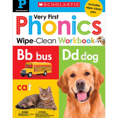 Libro de actividades escribe y borra: My Very First Phonics