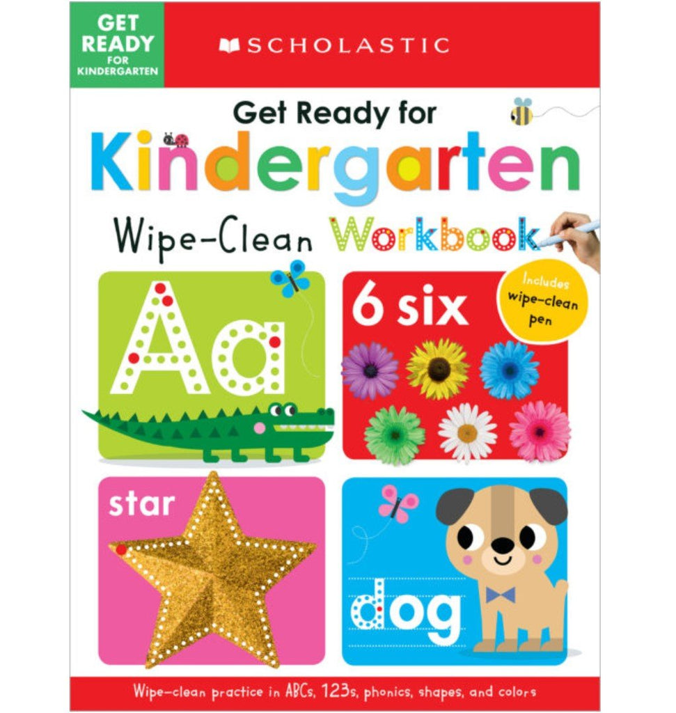 Libro de actividades escribe y borra: prepárate para Kinder