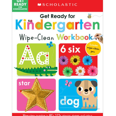 Libro de actividades escribe y borra: prepárate para Kinder