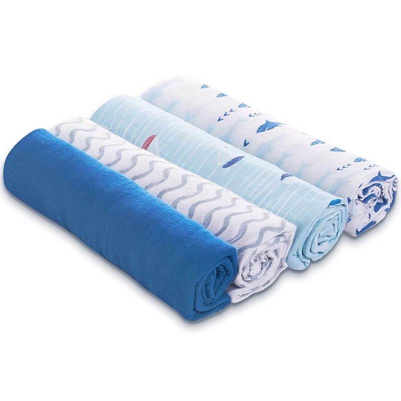 Swaddle Aden 4 pack - Making Waves